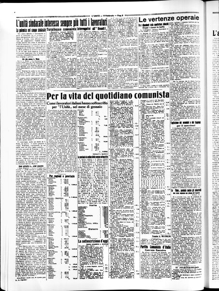 L'Unità : quotidiano degli operai e dei contadini